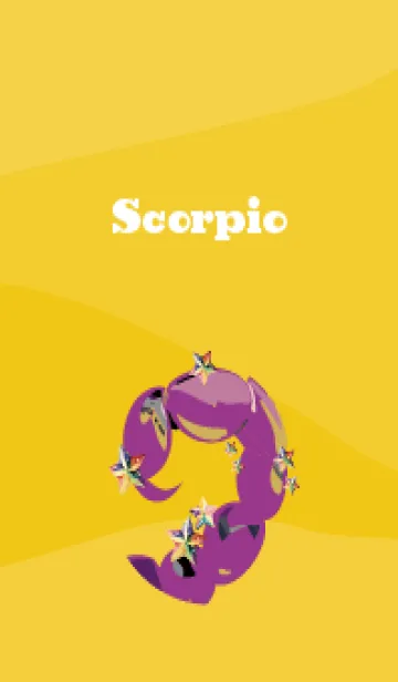 [LINE着せ替え] yellow さそり座の画像1