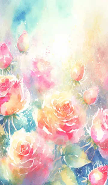 [LINE着せ替え] 薔薇(バラ)の花の着せかえ(R2353)の画像1