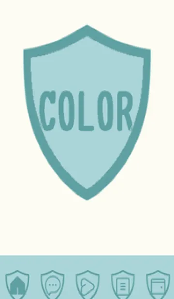 [LINE着せ替え] green color Y97の画像1