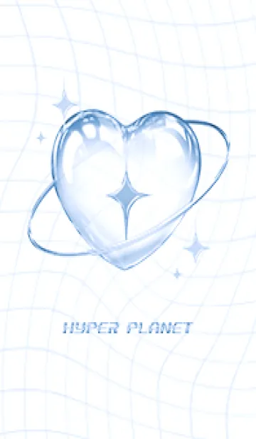 [LINE着せ替え] BUBBLE & RING - ブルーの画像1