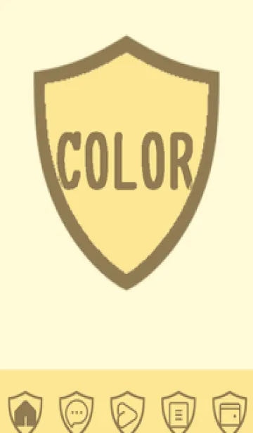 [LINE着せ替え] yellow color Y50の画像1