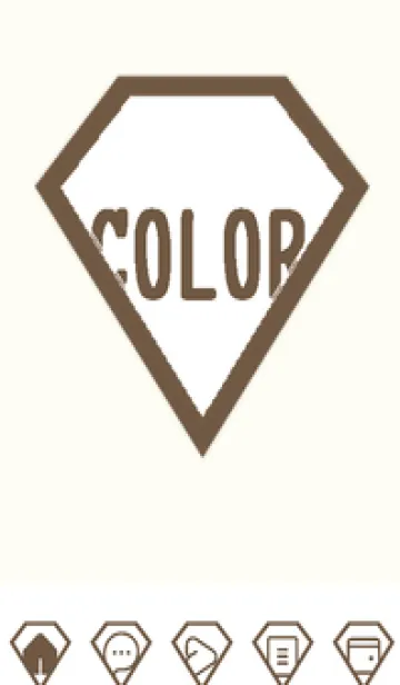 [LINE着せ替え] beige color Z47の画像1