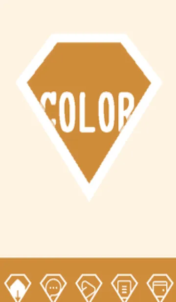 [LINE着せ替え] brown color Z49の画像1