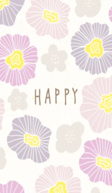 [LINE着せ替え] 北欧風 かわいいお花6の画像1