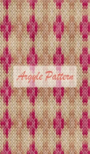 [LINE着せ替え] argyle pattern embroidery 110の画像1