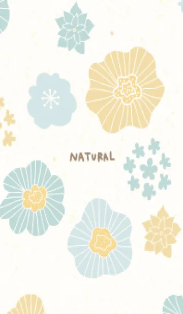 [LINE着せ替え] 北欧風 花 3色11の画像1