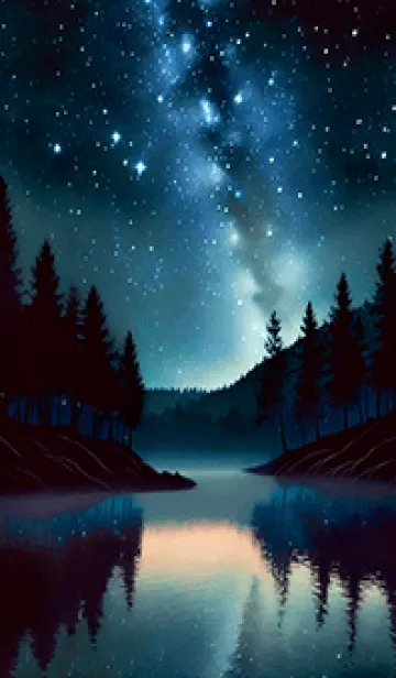 [LINE着せ替え] 穏やかな夜景の着せかえ/415の画像1