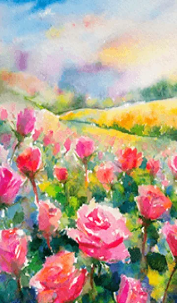 [LINE着せ替え] Beautiful rose flower(R2367)の画像1