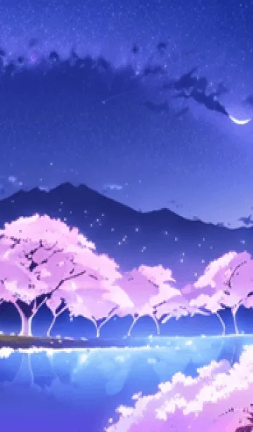 [LINE着せ替え] 冬のサクラ #BaEWN09。の画像1