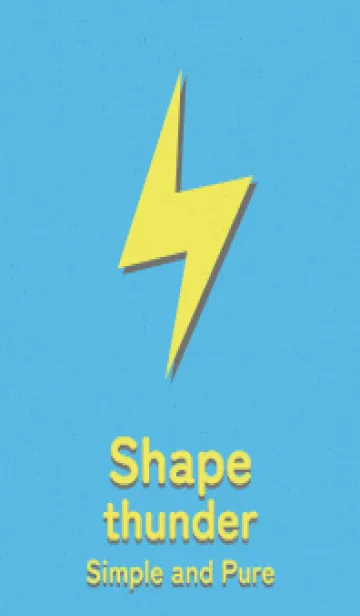 [LINE着せ替え] サンダーのきせかえ ブルーイエローの画像1