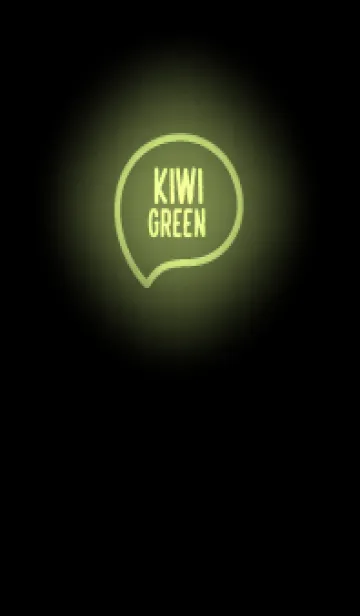 [LINE着せ替え] Kiwi Green Neon Theme V7 (JP)の画像1