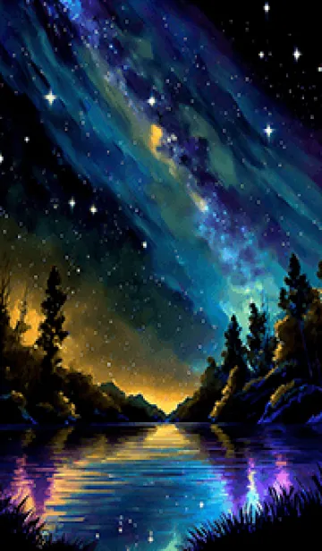 [LINE着せ替え] 穏やかな夜景の着せかえ/431の画像1