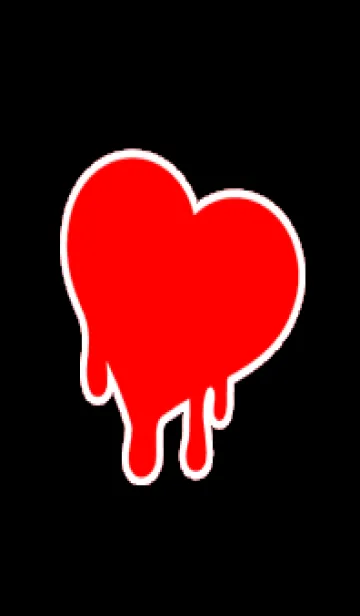 [LINE着せ替え] ドリップ ハート 1の画像1