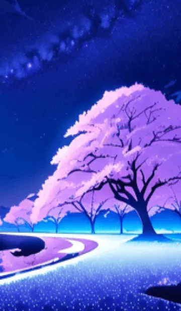 [LINE着せ替え] 冬のサクラ #BaFHP419。の画像1