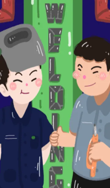 [LINE着せ替え] DBTech05-Weldingの画像1