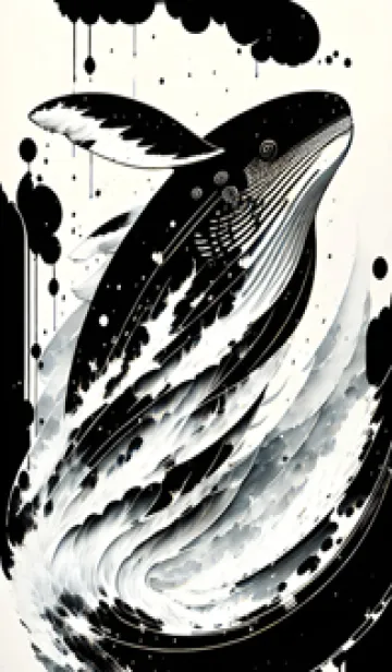 浮世絵クジラ 16の着せ替えメイン画像