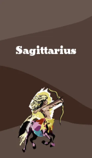 [LINE着せ替え] brown いて座の画像1