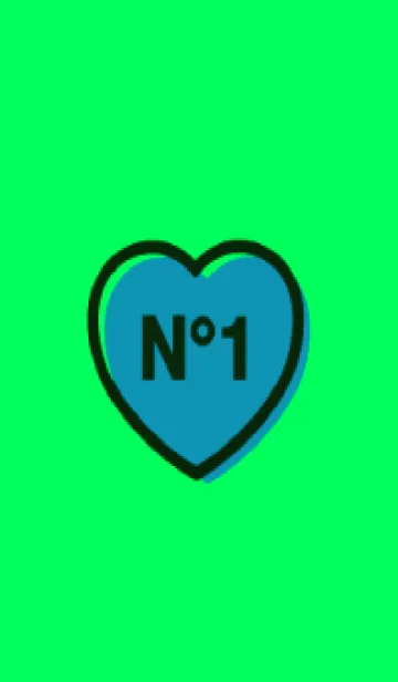 NO.1 ハート 2の着せ替えメイン画像