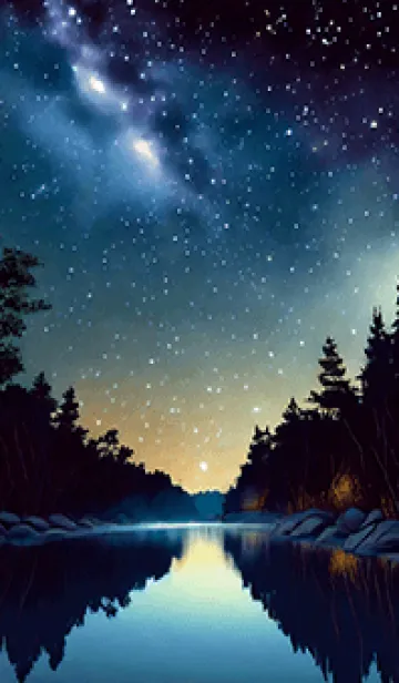 [LINE着せ替え] 穏やかな夜景の着せかえ/433の画像1