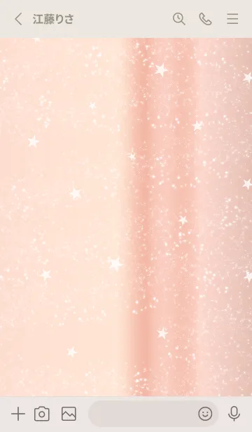 [LINE着せ替え] ピンクゴールドとキラキラ。の画像2