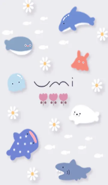 [LINE着せ替え] violet春を待つ海04_1の画像1