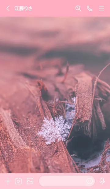 [LINE着せ替え] Real Snow Crystal #5-11の画像2