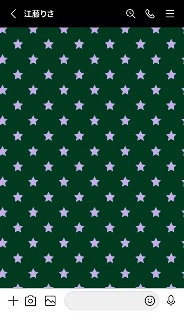 [LINE着せ替え] シンプル カラー スターズ 37の画像2