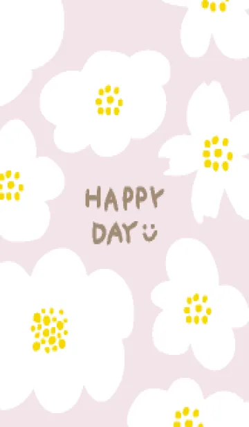 [LINE着せ替え] くすみカラー 北欧風 花30の画像1