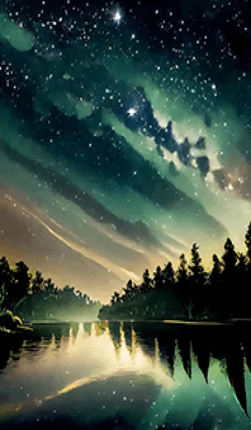 [LINE着せ替え] 穏やかな夜景の着せかえ/425の画像1