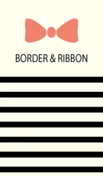 [LINE着せ替え] Black Border & Pink Ribbon 14の画像1