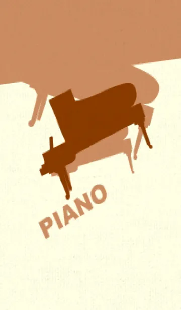 [LINE着せ替え] Piano CLR 褐色の画像1