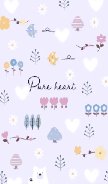 purple ピュアハート12_1の着せ替えメイン画像