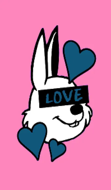 [LINE着せ替え] ラブ ラビット 118の画像1