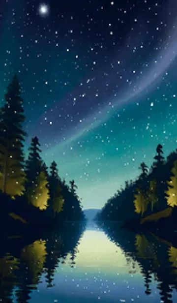 [LINE着せ替え] 穏やかな夜景の着せかえ/440の画像1