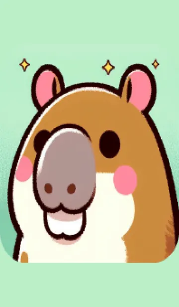 [LINE着せ替え] カピバラさんの画像1
