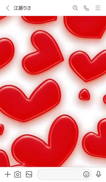 [LINE着せ替え] Red Happy Valentine's Day 01_1の画像2