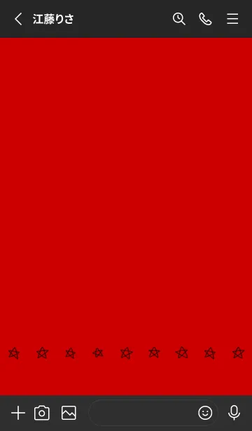 [LINE着せ替え] 星のらくがき(black1-01)の画像2