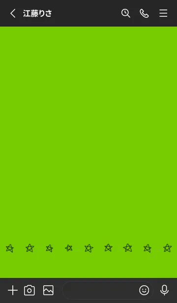 [LINE着せ替え] 星のらくがき(black1-04)の画像2