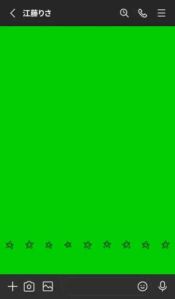 [LINE着せ替え] 星のらくがき(black1-05)の画像2