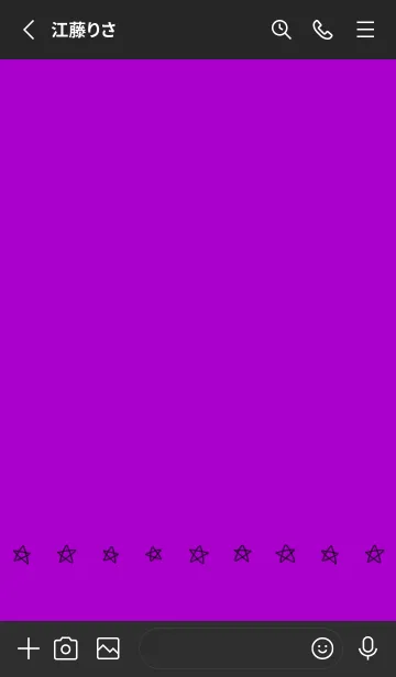 [LINE着せ替え] 星のらくがき(black1-09)の画像2