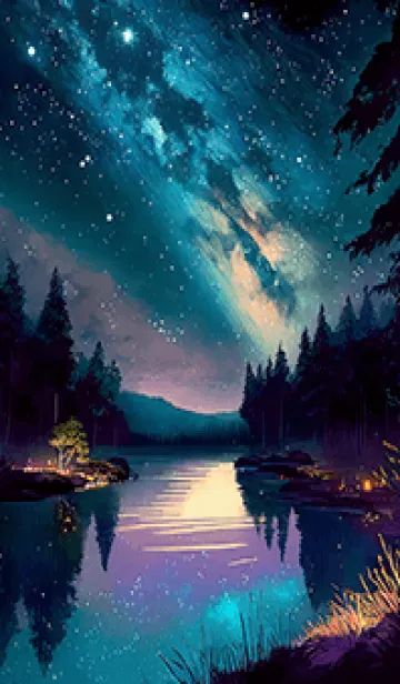 [LINE着せ替え] 穏やかな夜景の着せかえ/441の画像1