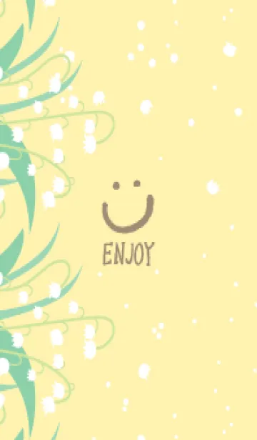 [LINE着せ替え] すずらん 縦10の画像1