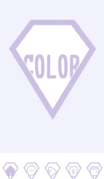 [LINE着せ替え] purple color Z49の画像1