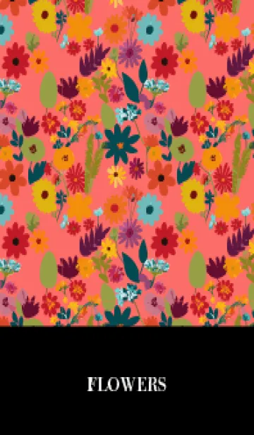 [LINE着せ替え] red いろんな花の画像1