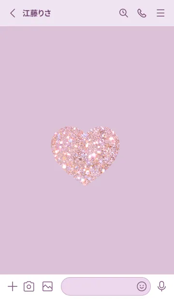 [LINE着せ替え] purpleお洒落なキラキラ柄11_1の画像2