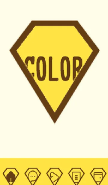 [LINE着せ替え] yellow color Z47の画像1