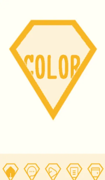 [LINE着せ替え] yellow color Z48の画像1