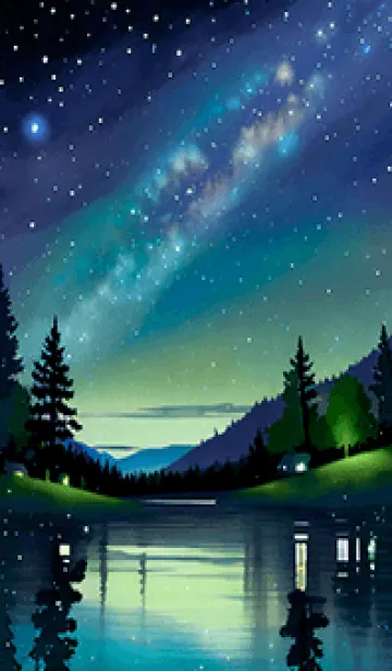 穏やかな夜景の着せかえ/446の着せ替えメイン画像
