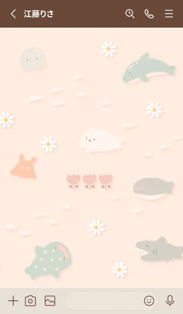 [LINE着せ替え] orange春を待つ海13_1の画像2