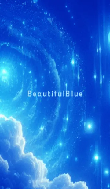 [LINE着せ替え] Beautiful Blue-UNIVERSE 7の画像1